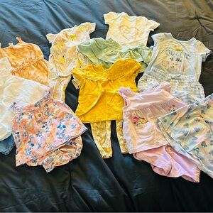 Kids Matching Sets - Yellow, Pink, White, Blue